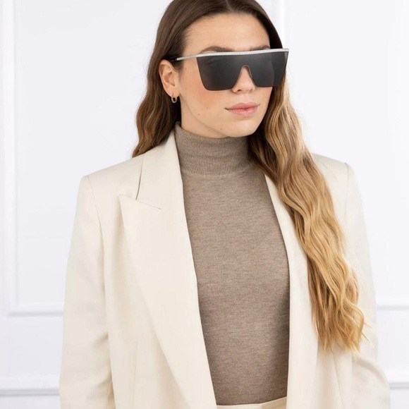 Jimmy Choo Leah Stylish Black Sunglasses - Picture 1 of 9